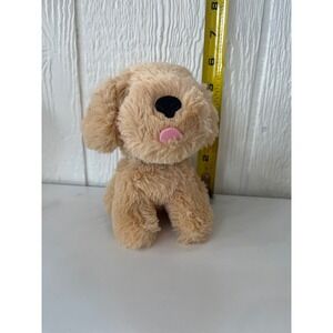 Kidoozie Just‎ Imagine Plush Dog Toy Tan Pink Tongue Stuffed Animal
